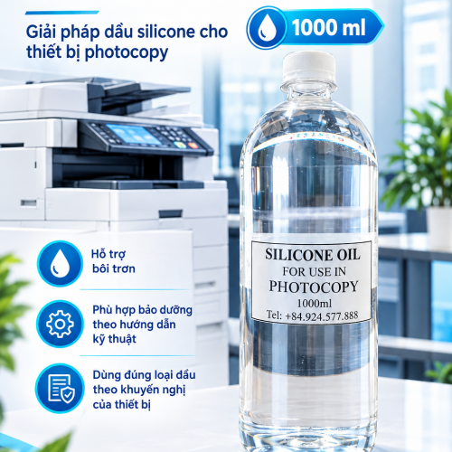 DẦU SILICONE CHO MÁY PHOTOCOPY – GIẢI PHÁP CHO NHU CẦU BẢO DƯỠNG THIẾT BỊ IN ẤN DẦU SILICONE CHO MÁY PHOTOCOPY – GIẢI PHÁP CHO NHU CẦU BẢO DƯỠNG THIẾT BỊ IN ẤN